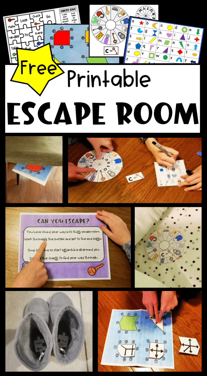 40 Diy Escape Room Ideas At Home - Hands-On Teaching Ideas - intended for Free Printable Escape Room Game
