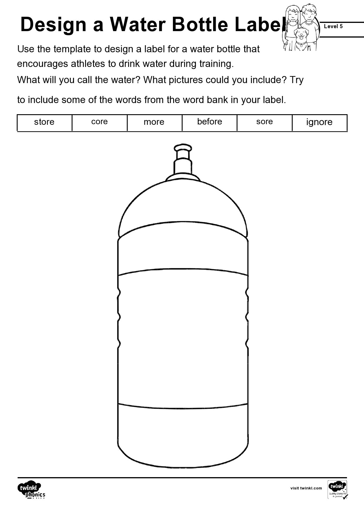 40 Editable Water Bottle Label Templates (100% Free) in Free Water Bottle Label Printable