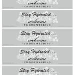 40 Editable Water Bottle Label Templates (100% Free) Intended For Free Printable Template For Water Bottle Labels