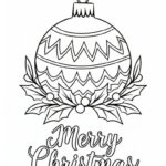 40 Free Printable Christmas Ornament Coloring Pages For Kids With Free Printable Ornament Coloring Pages