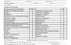 40 Printable Physical Forms For Work (100% Free) - Templatearchive throughout Free Printable Annual Physical Exam Form