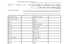 40 Printable Physical Forms For Work (100% Free) - Templatearchive with Free Printable Annual Physical Exam Form