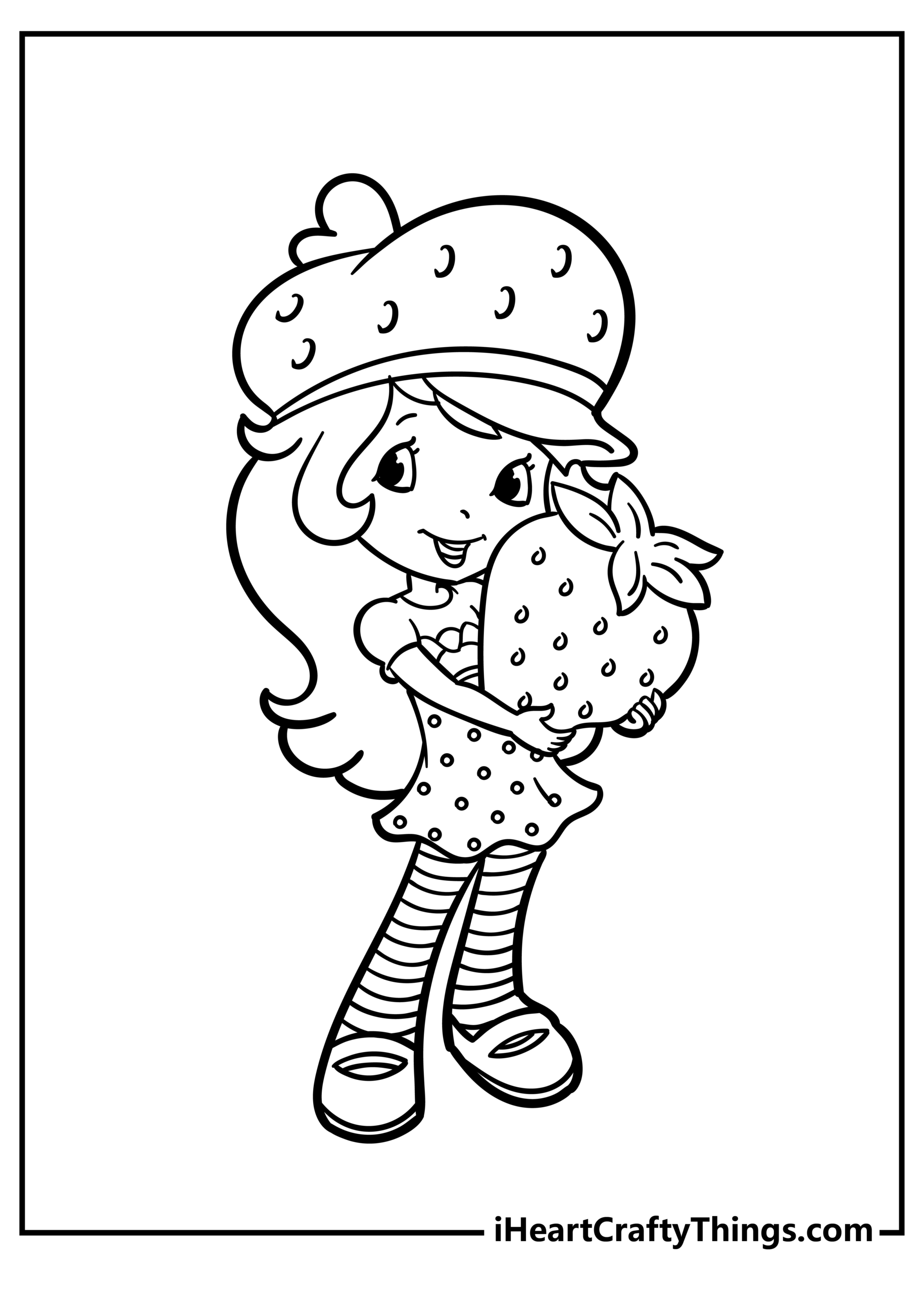40 Strawberry Shortcake Coloring Pages (100% Free Printables) for Free Printable Coloring Pages Strawberry Shortcake