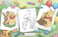 40 Winnie The Pooh Coloring Pages (Free Pdf Printables) pertaining to Free Printable Winnie The Pooh Images