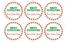 400+ Cutest Printable Christmas Tags (Free Pdf) - Cassie Smallwood for Free Printable Xmas Labels