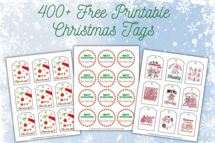 Printable Christmas Gift Labels Templates