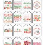 400+ Cutest Printable Christmas Tags (Free Pdf)   Cassie Smallwood In Printable Christmas Present Labels