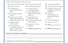 41 Effective Behavior Contract Templates (+Examples) ᐅ Templatelab regarding Free Printable Behavior Contracts &amp;amp; Charts