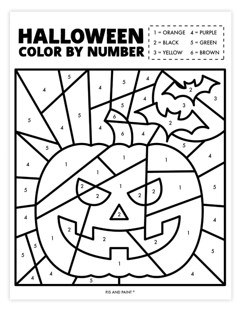 42 Free Printable Halloween Games And Activities - Pjs And Paint in Free Printable Halloween Activity Sheets