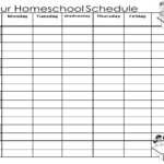 44 Editable Homeschool Schedule Templates [Free] Inside Free Printable Homeschool Daily Schedule Printable