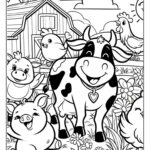 44 Farm Animals Coloring Pages (Free Printable Pdfs) Intended For Free Printable Colouring Pages Of Farm Animals