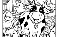 44 Farm Animals Coloring Pages (Free Printable Pdfs) intended for Free Printable Colouring Pages Of Farm Animals