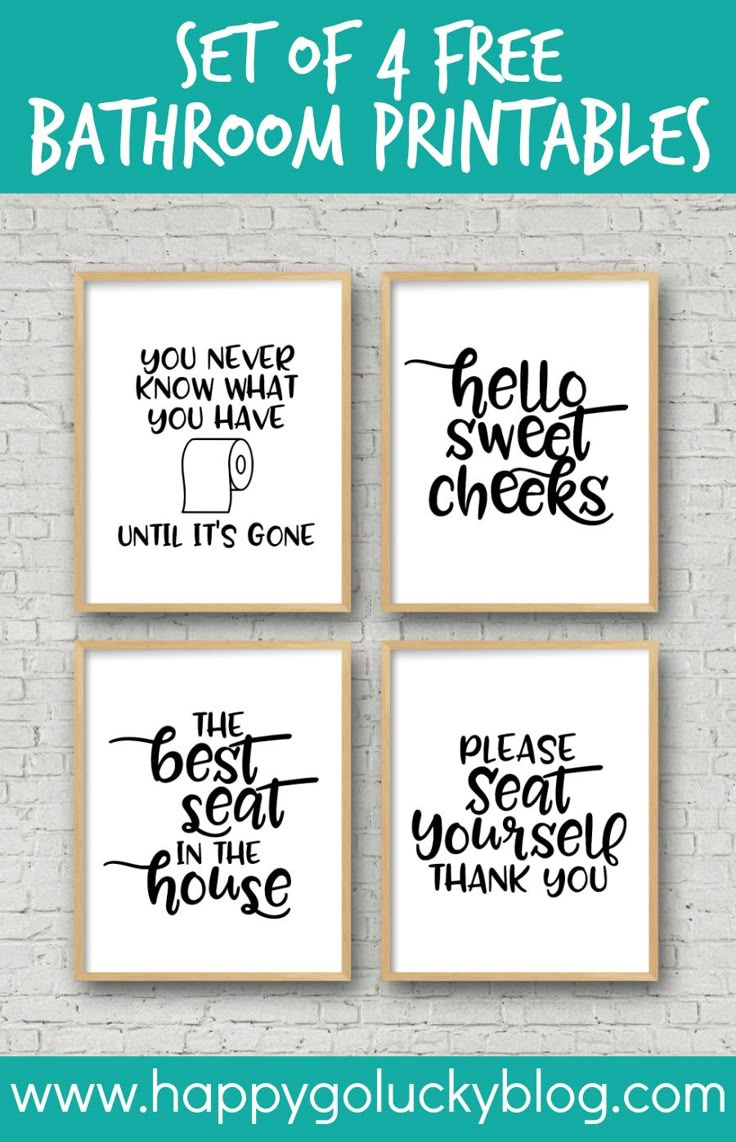 45 Funny Sayings For Bathroom Signs - The Crafty Blog Stalker pertaining to Free Printable Funny Bathroom Signs Printable