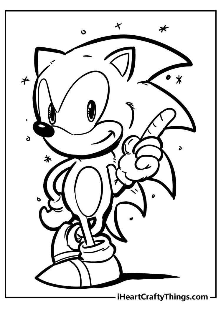 45 Sonic Coloring Pages (100% Free Printable Pdf Sheets) throughout Free Printable Sonic The Hedgehog