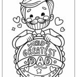 48 Father'S Day Coloring Pages (Free Pdf Printables) Pertaining To Free Printable Father'S Day Coloring Pages