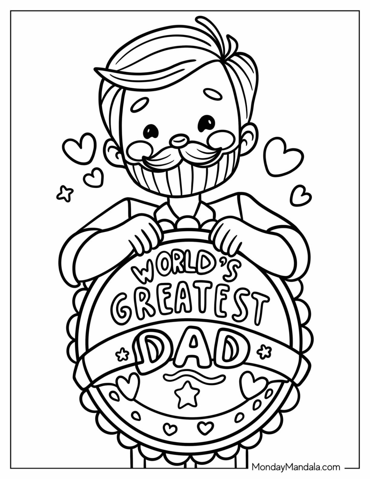 48 Father&amp;#039;S Day Coloring Pages (Free Pdf Printables) pertaining to Free Printable Father&amp;#039;S Day Coloring Pages