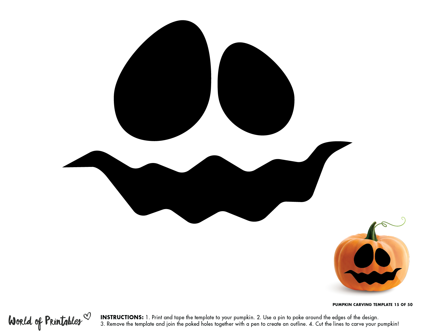 50 Easy Pumpkin Carving Stencils + The Ultimate Guide To Pumpkin with regard to Free Printable Pumpkin Carving Stencils Scary