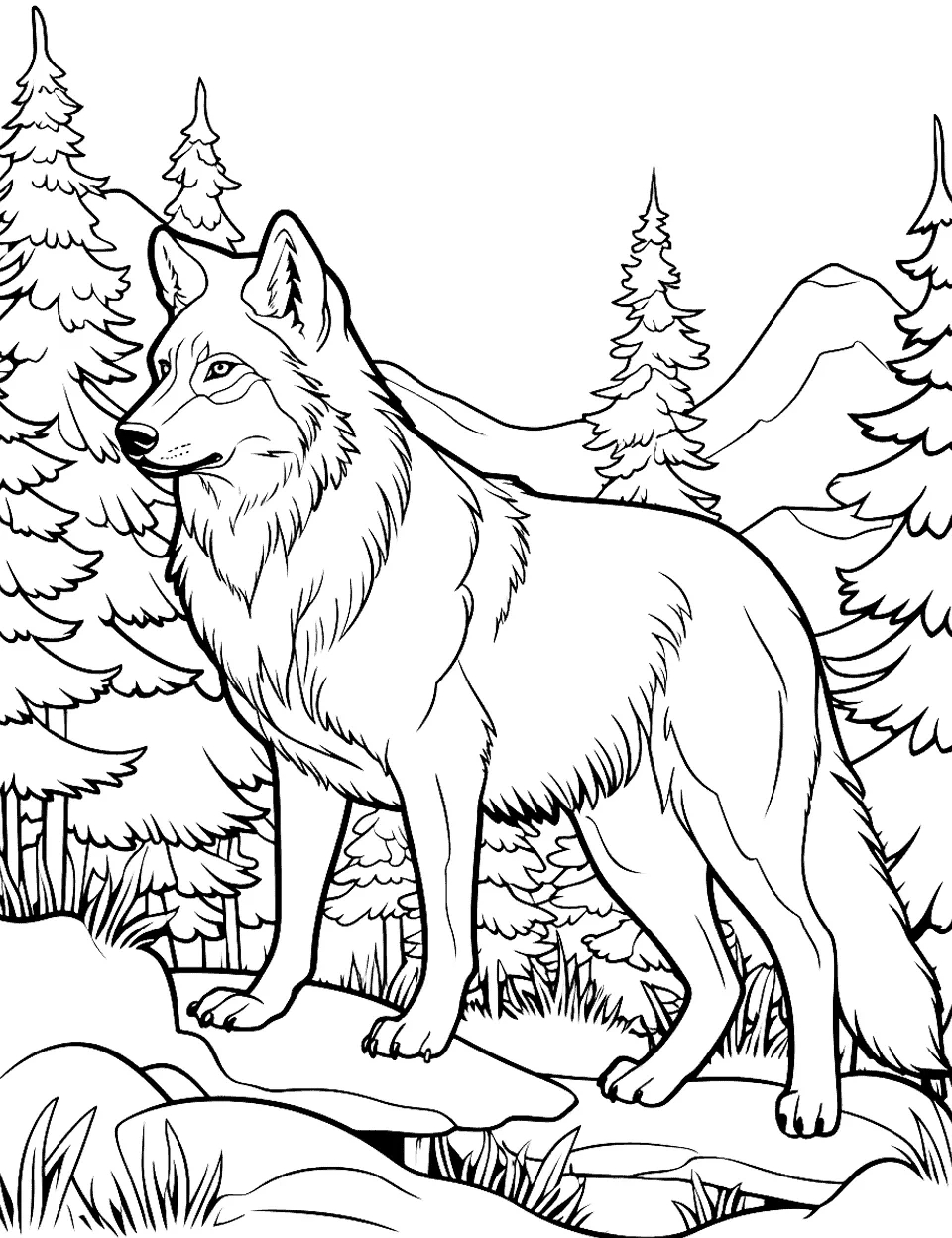 50 Wolf Coloring Pages: Free Printable Sheets intended for Free Printable Coloring Pages Of Wolves