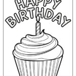 51 Happy Birthday Coloring Pages (Free Printables For All Ages) Throughout Free Printable Birthday Colouring Pages