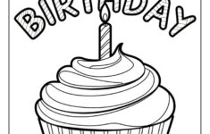 51 Happy Birthday Coloring Pages (Free Printables For All Ages) throughout Free Printable Birthday Colouring Pages