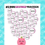 52 Week Money Challenge Chart Throughout Free Printable Money Saving Challenge