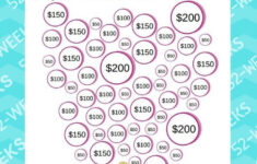 52-Week Money Challenge Chart throughout Free Printable Money Saving Challenge