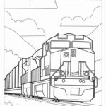 54 Train Coloring Pages (Free Pdf Printables) With Free Printable Train Colouring Pages