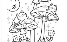 56 Mushroom Coloring Pages (Free Pdf Printables) with Free Printable Mushroom Coloring Pages