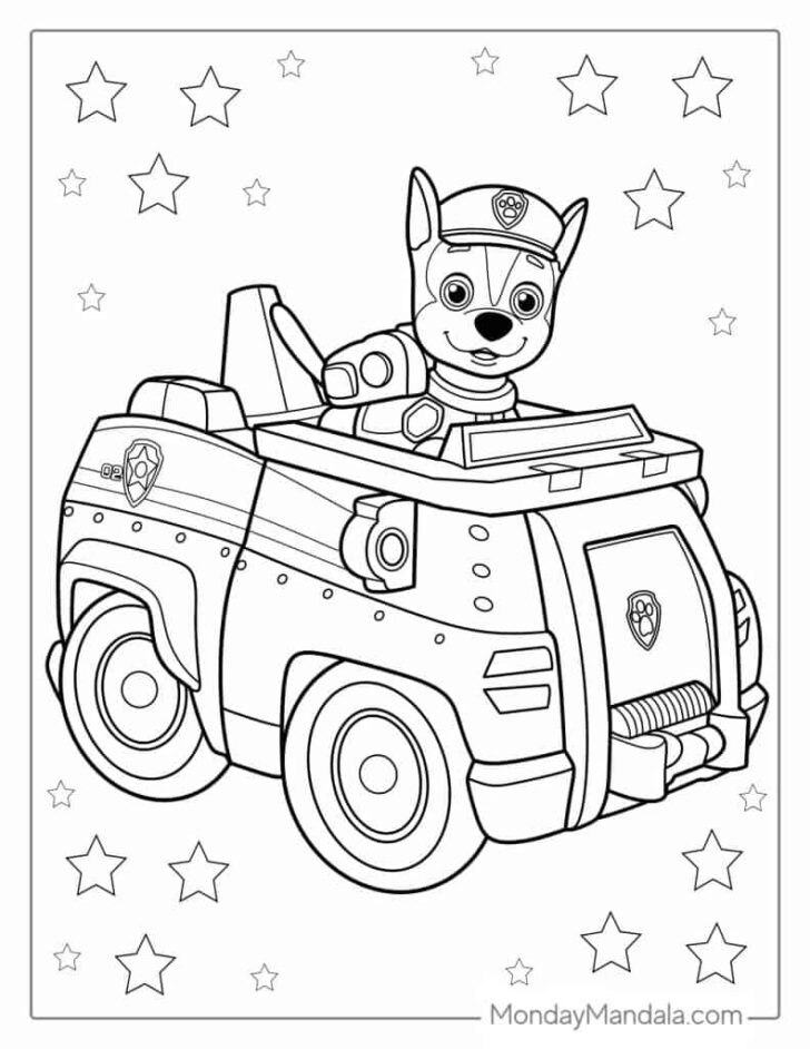 Free Printable Full Size Paw Patrol Coloring Pages