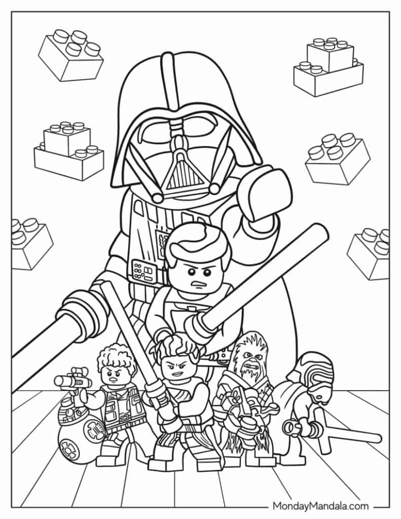 60 Lego Coloring Pages (Free Pdf Printables) throughout Free Printable Lego Colouring Pages