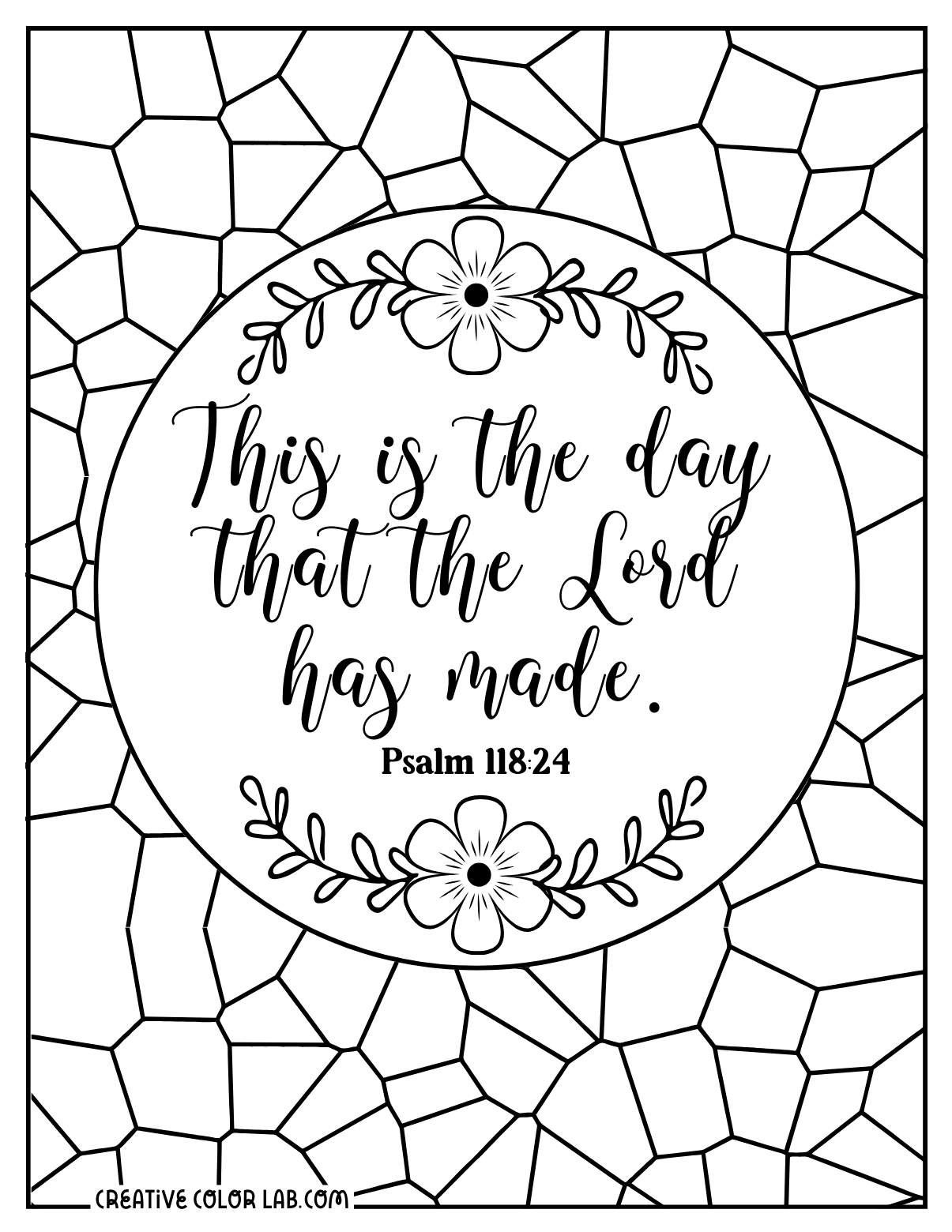61 Bible Verse Coloring Pages | Free Printable Christian Quotes intended for Free Printable Coloring Pages Bible Verses