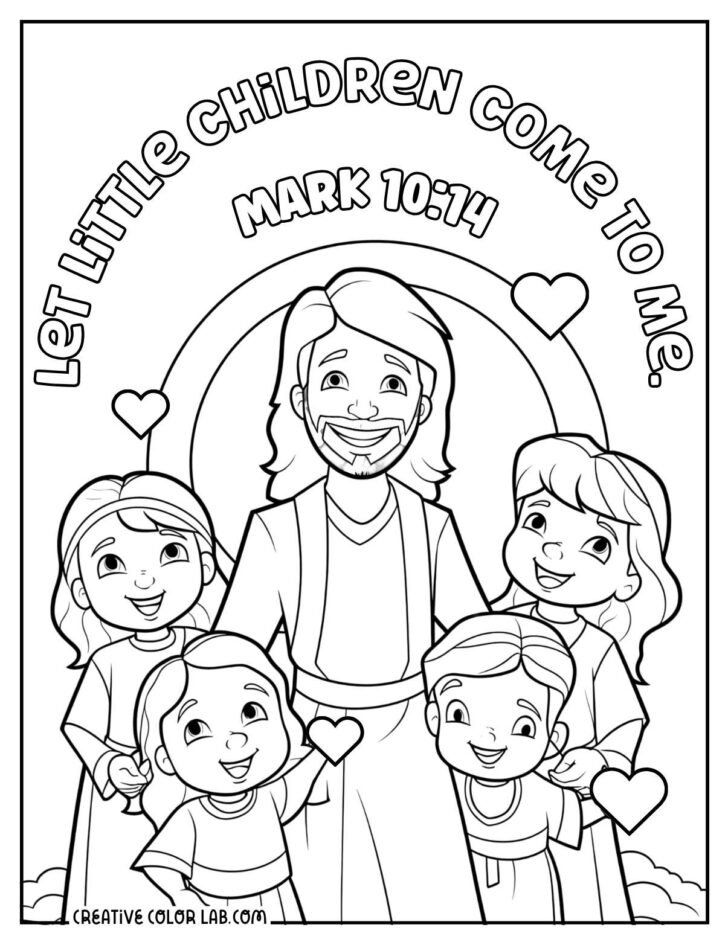 Free Printable Christian Coloring Pages For Preschoolers