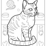 69 Cat Coloring Pages (Free Pdf Printables) Pertaining To Free Printable Coloring Pages Cats