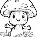7 Free Printable Mushroom Coloring Pages In Free Printable Mushroom Coloring Pages