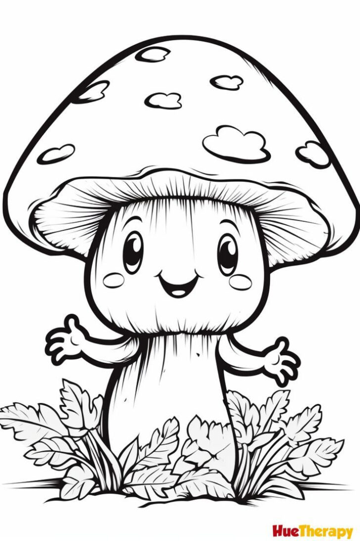 Free Printable Mushroom Coloring Pages
