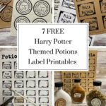 7 Harry Potter Themed Potions Label Printables   Bella Crafts For Harry Potter Labels Printable Free