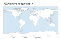 7 Printable Blank Maps For Coloring - All Esl throughout Printable Blank Map Of Continents And Oceans To Label