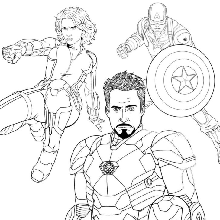 Free Printable Avengers Coloring Pages