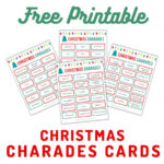 72 Free Printable Christmas Charades Cards   Make Life Lovely Within Free Printable Christmas Charades Game