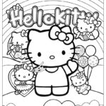 76 Hello Kitty Coloring Pages (Free Pdf To Print) | Woo Coloring For Free Printable Hello Kitty Coloring Sheets