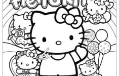 76 Hello Kitty Coloring Pages (Free Pdf To Print) | Woo Coloring for Free Printable Hello Kitty Coloring Sheets