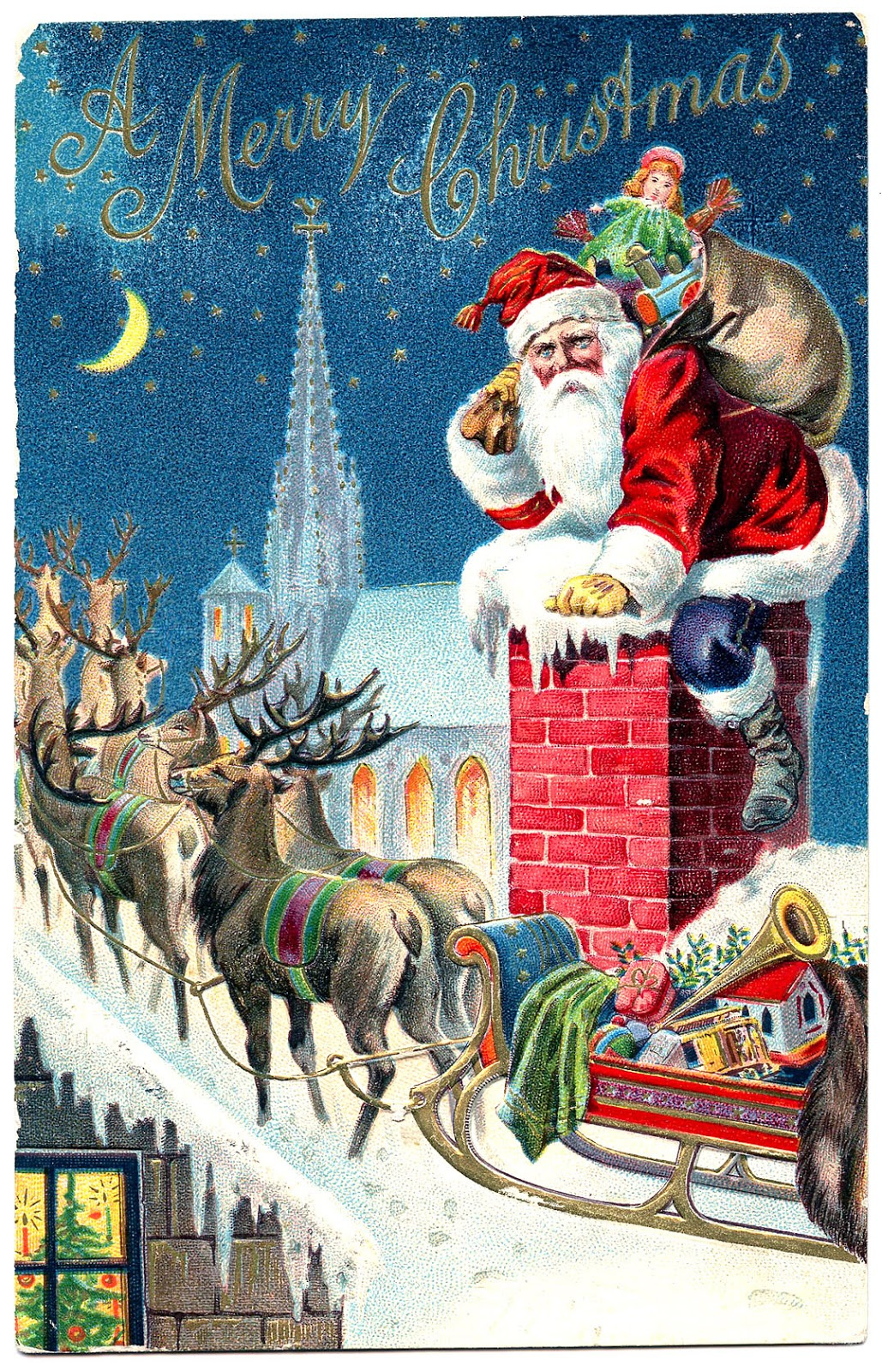 761 Free Merry Christmas Images – Best Holiday Pictures! in Free Printable Vintage Christmas Pictures