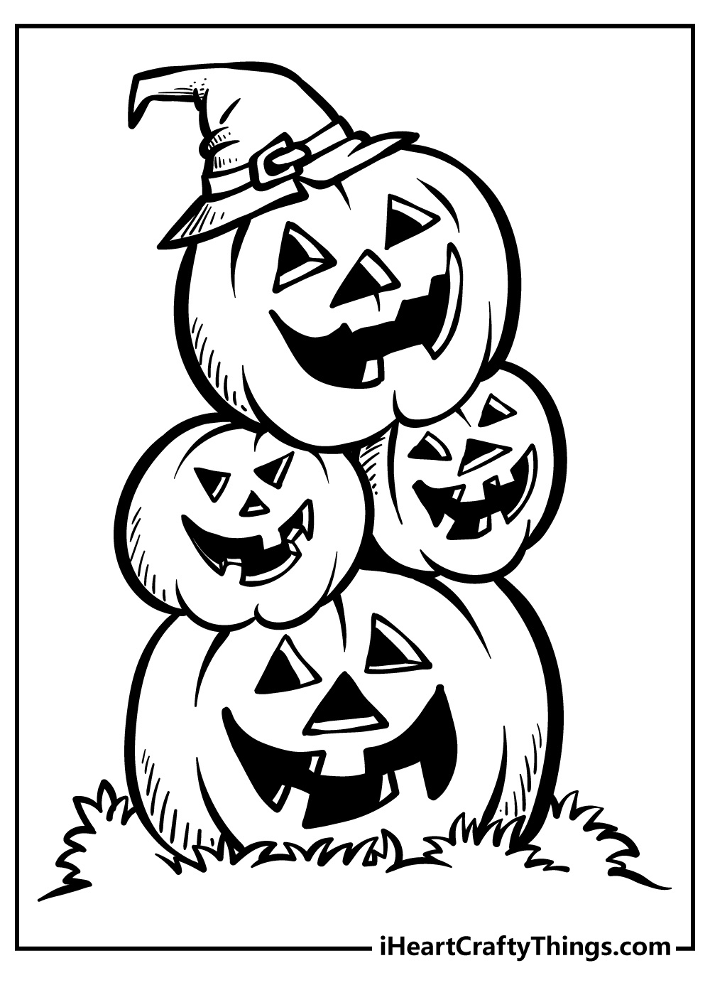 88 Halloween Coloring Pages: Free Printables For Kids inside Free Printable Colouring Pages Halloween