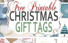 90+ Free Printable Rustic Christmas Tags For Gifts • Craving Some with Free Printable Gift Labels Christmas