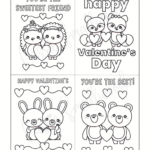 93 Cutest Printable Valentine'S Day Cards To Color   Cassie Smallwood Inside Free Printable Valentine&#039;s Day Cards To Color