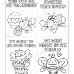 93 Cutest Printable Valentine'S Day Cards To Color   Cassie Smallwood Throughout Free Printable Valentine Cards To Color