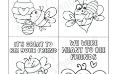 93 Cutest Printable Valentine'S Day Cards To Color - Cassie Smallwood throughout Free Printable Valentine Cards to Color