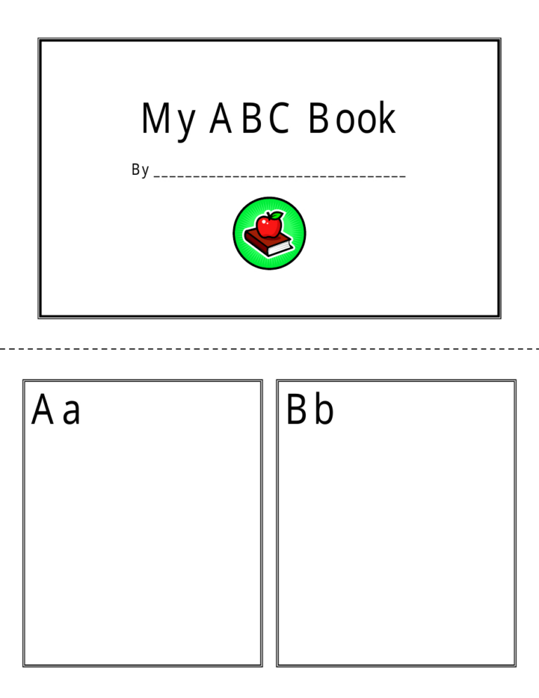 Free Printable Printable Abc Book Template | Printable Labels