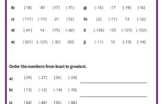 Absolute Value Worksheets regarding Free Printable Worksheets For 7th Graders