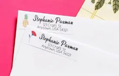 Address Labels With Cricut – Crafting In The Rain with regard to Printable Address Labels For Envelopes
